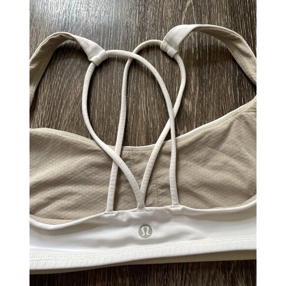 Lululemon Align Tank Top Cropped White Size 10 Yoga Gym Workout Activewer - Picture 9 of 12